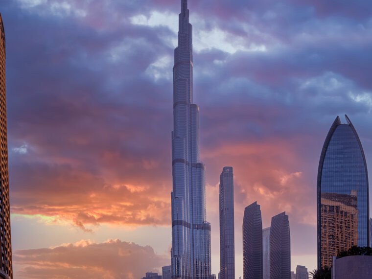 Dubai — downtown skyline and Burj Khalifa