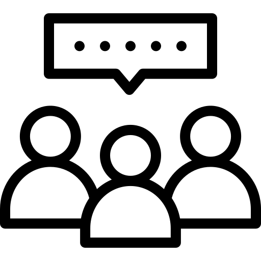 Personalised guidance line icon